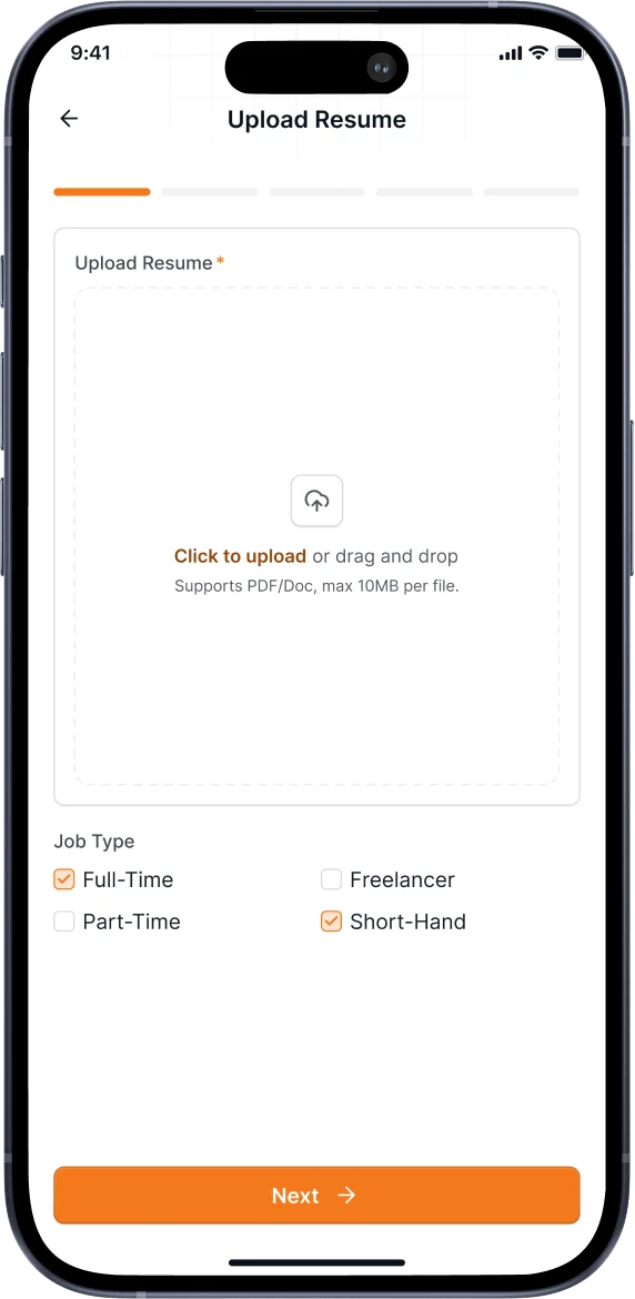 Resume & Certificate Upload